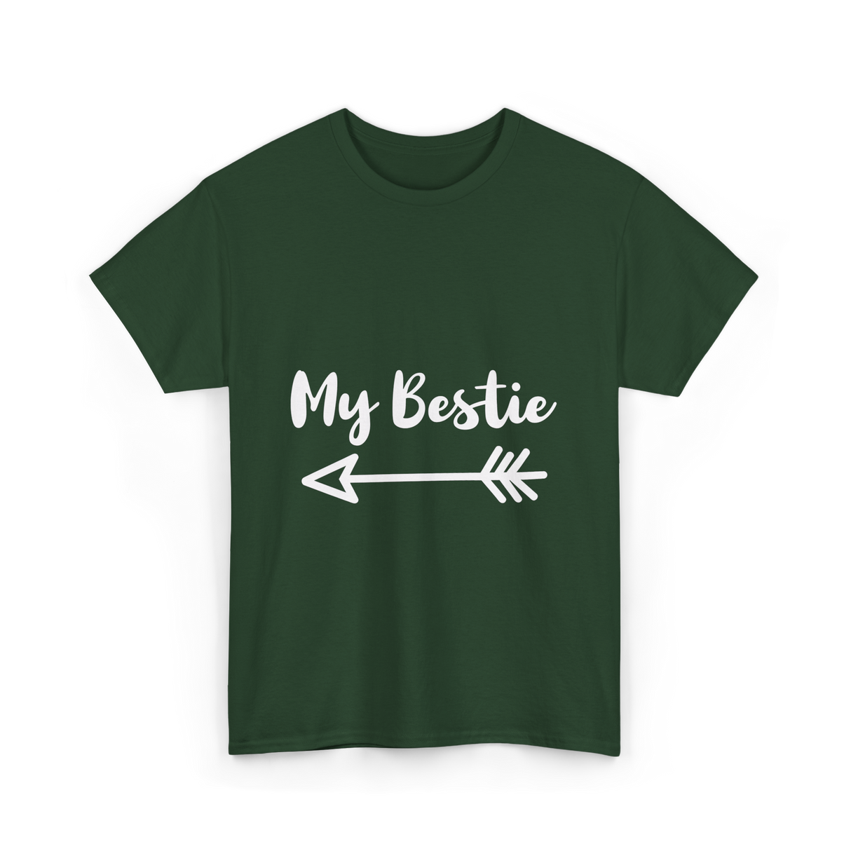 My Bestie Best Friend T-Shirt - Forest Green