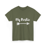 My Bestie Friendship Besties T-Shirt - Military Green