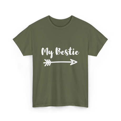 My Bestie Friendship Besties T-Shirt - Military Green