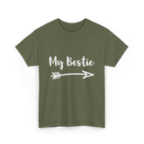 My Bestie Friendship Besties T-Shirt - Military Green