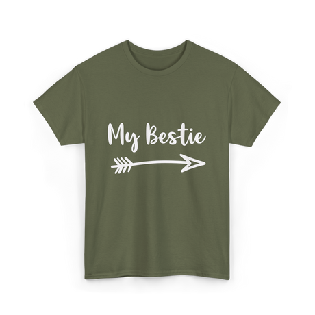 My Bestie Friendship Besties T-Shirt - Military Green