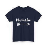 My Bestie Friendship Besties T-Shirt - Navy