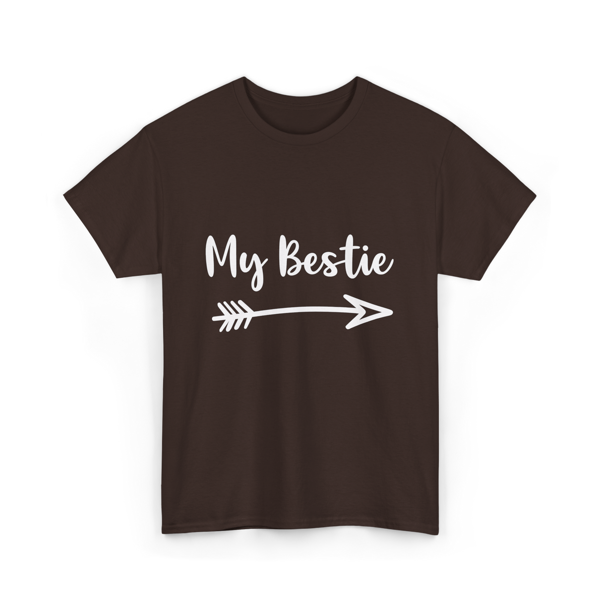 My Bestie Friendship Besties T-Shirt - Dark Chocolate