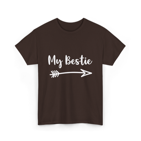 My Bestie Friendship Besties T-Shirt - Dark Chocolate