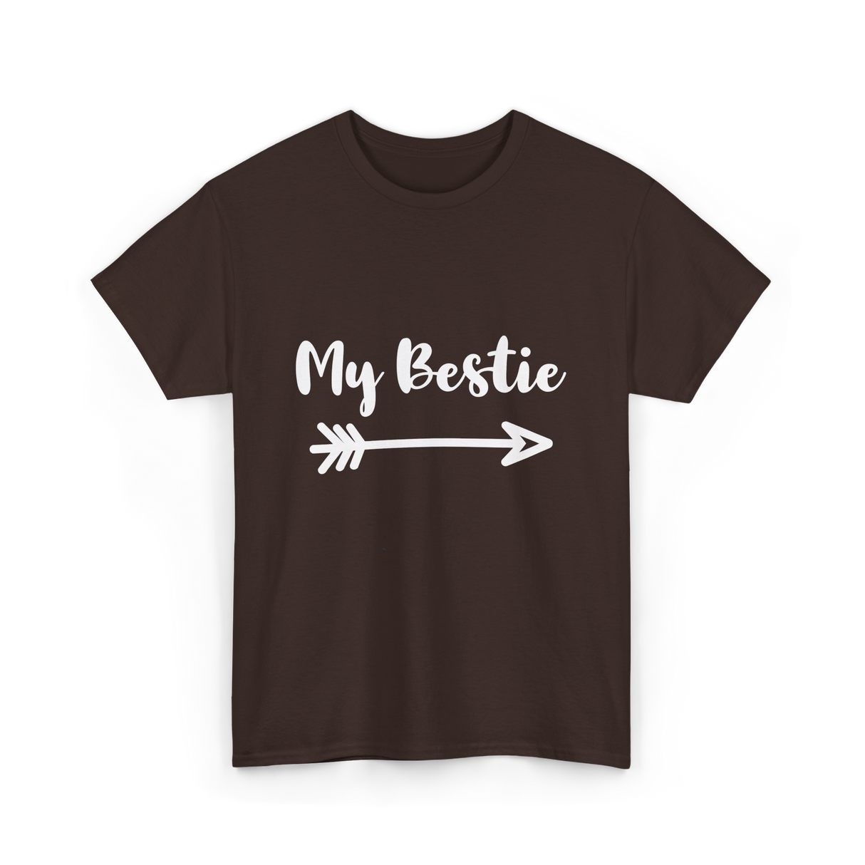 My Bestie Friendship Besties T-Shirt - Dark Chocolate