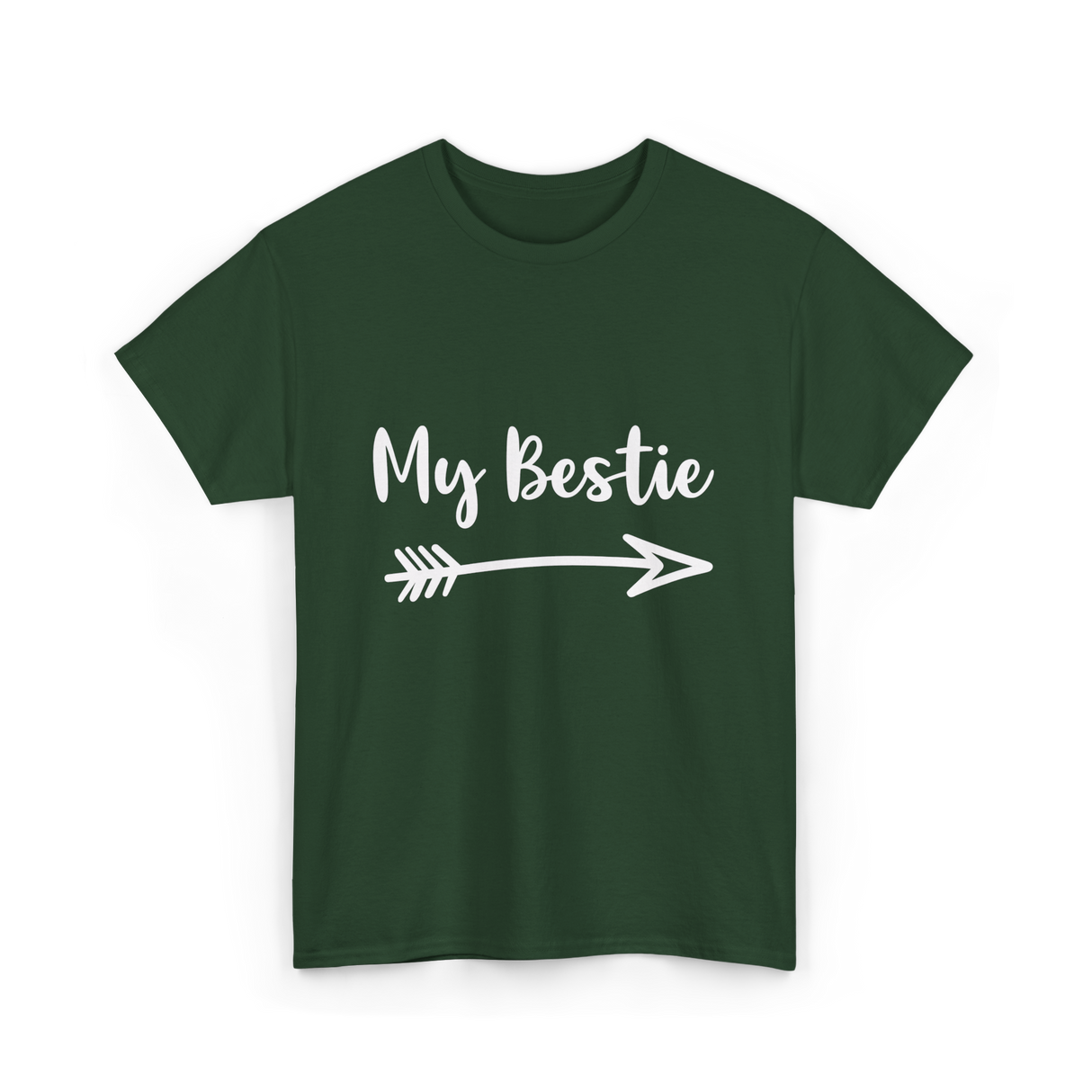 My Bestie Friendship Besties T-Shirt - Forest Green