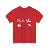 My Bestie Friendship Besties T-Shirt - Red