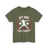 My Bro Can Throw Baseball T-Shirt - Military Green