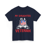 My Daughter Veteran Military T-Shirt - Navy