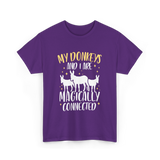 My Donkeys Are Connected Donkey T-Shirt - Purple