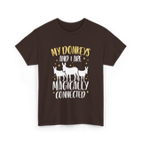 My Donkeys Are Connected Donkey T-Shirt - Dark Chocolate