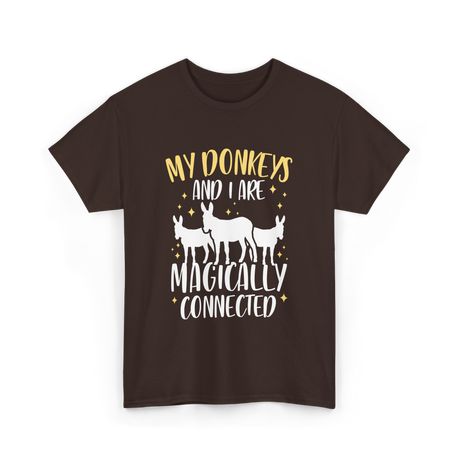 My Donkeys Are Connected Donkey T-Shirt - Dark Chocolate