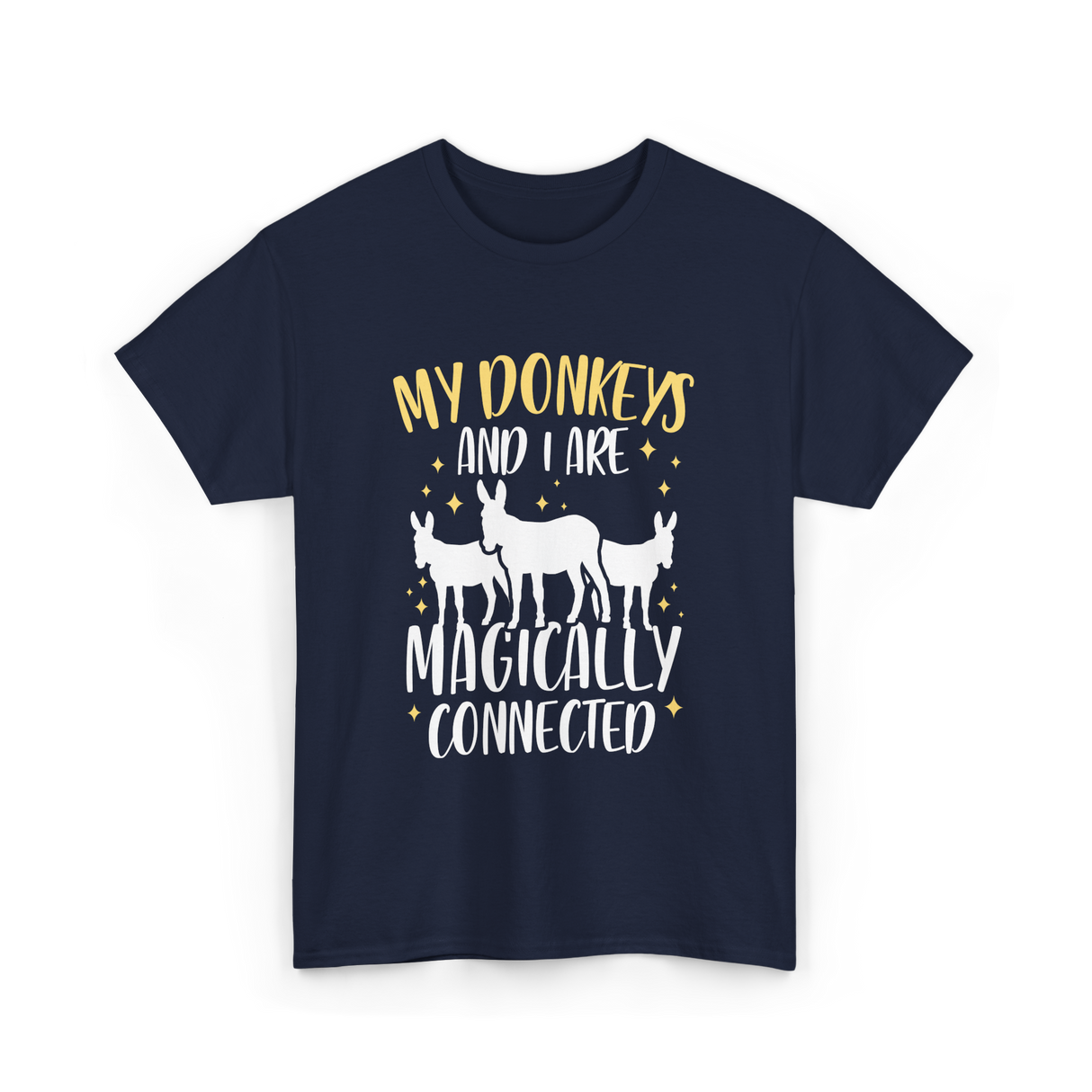 My Donkeys Are Connected Donkey T-Shirt - Navy