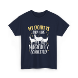 My Donkeys Are Connected Donkey T-Shirt - Navy