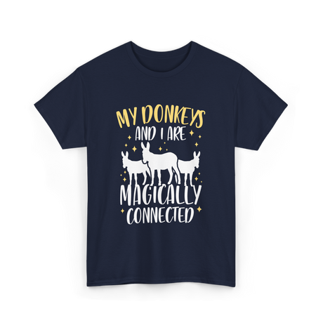 My Donkeys Are Connected Donkey T-Shirt - Navy