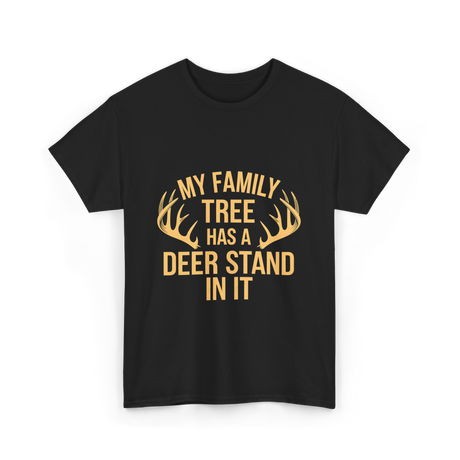 My Family Tree Hunting T-Shirt - Black