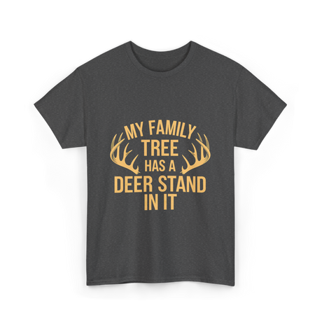 My Family Tree Hunting T-Shirt - Dark Heather