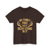 My Family Tree Hunting T-Shirt - Dark Chocolate