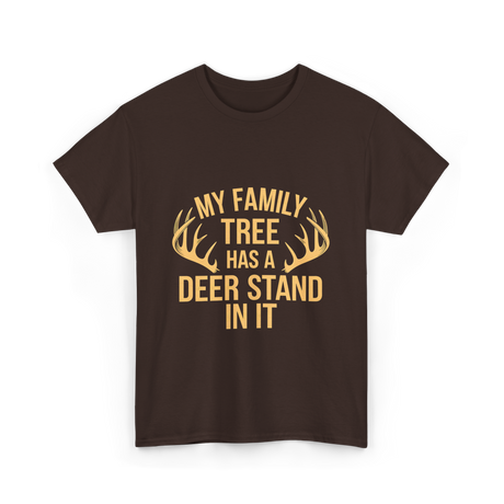 My Family Tree Hunting T-Shirt - Dark Chocolate