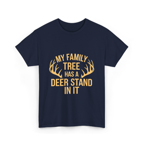 My Family Tree Hunting T-Shirt - Navy