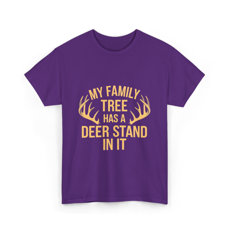 My Family Tree Hunting T-Shirt - Purple