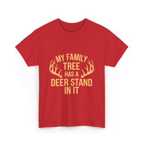 My Family Tree Hunting T-Shirt - Red