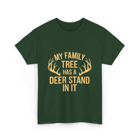 My Family Tree Hunting T-Shirt - Forest Green