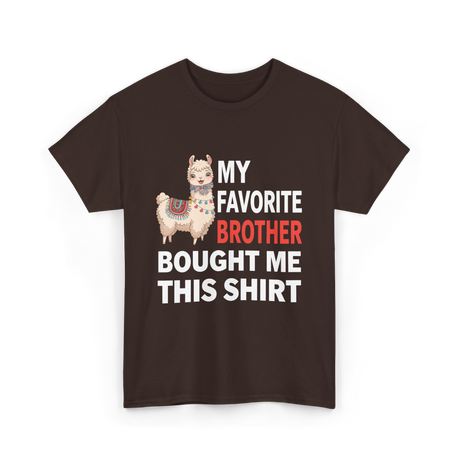 My Favorite Brother T-Shirt - Dark Chocolate