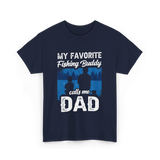 My Favorite Fishing Buddy Dad T-Shirt - Navy