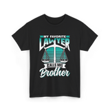 My Favorite Lawyer Brother Advocate T-Shirt - Black