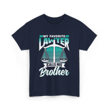 My Favorite Lawyer Brother Advocate T-Shirt - Navy