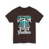 My Favorite Lawyer Brother Advocate T-Shirt - Dark Chocolate