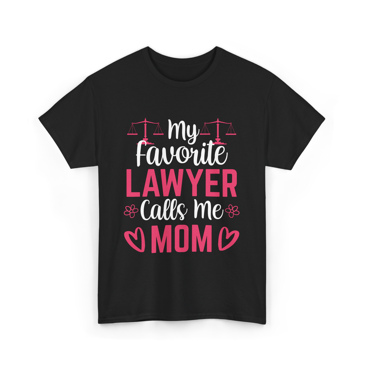 My Favorite Lawyer Mom Advocate T-Shirt - Black