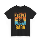 My Favorite People Baba Favorite T-Shirt - Black