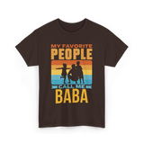 My Favorite People Baba Favorite T-Shirt - Dark Chocolate