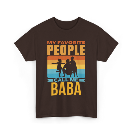 My Favorite People Baba Favorite T-Shirt - Dark Chocolate