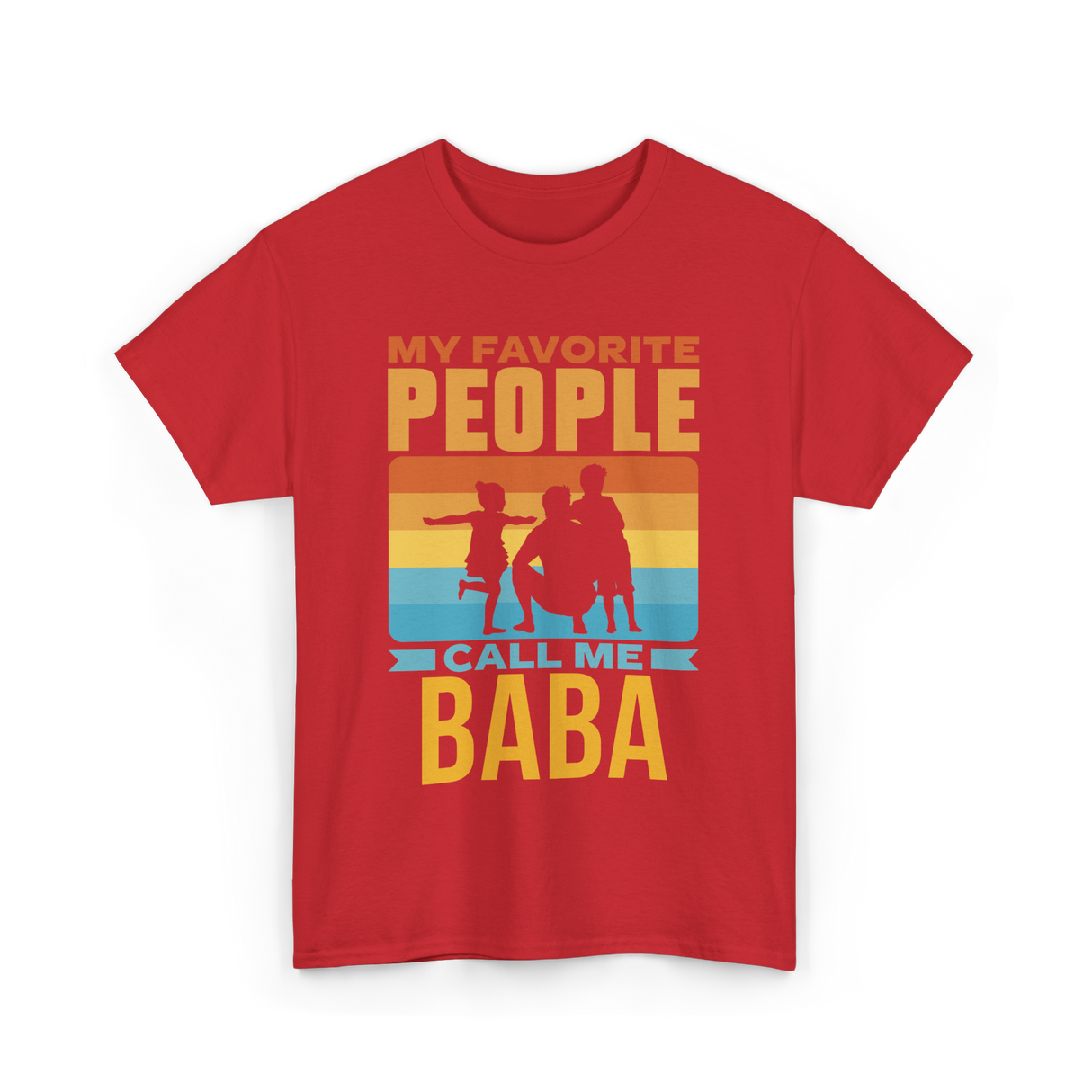 My Favorite People Baba Favorite T-Shirt - Red