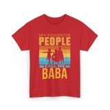 My Favorite People Baba Favorite T-Shirt - Red