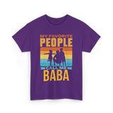 My Favorite People Baba Favorite T-Shirt - Purple