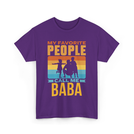 My Favorite People Baba Favorite T-Shirt - Purple