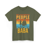 My Favorite People Baba Favorite T-Shirt - Military Green