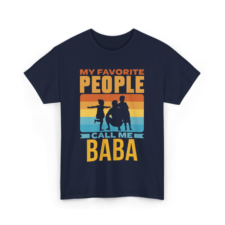 My Favorite People Baba Favorite T-Shirt - Navy