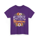 My Favorite People Call Me Mommom Mom T-Shirt - Purple