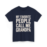 My Favorite People Grandpa T-Shirt - Navy