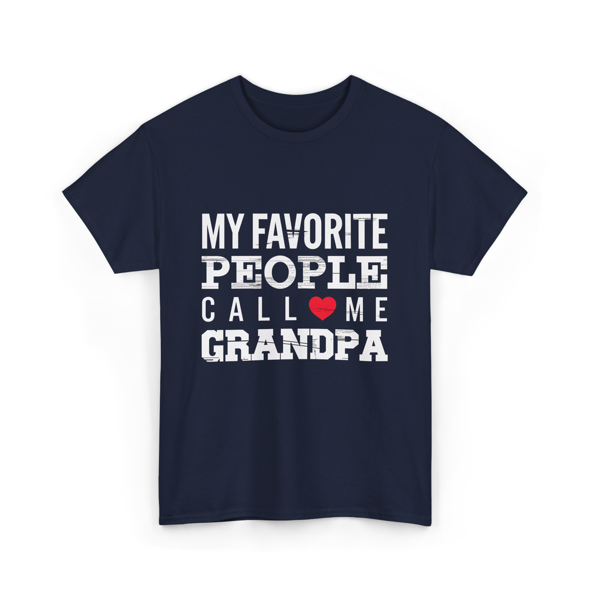 My Favorite People Grandpa T-Shirt - Navy