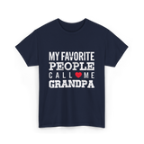 My Favorite People Grandpa T-Shirt - Navy