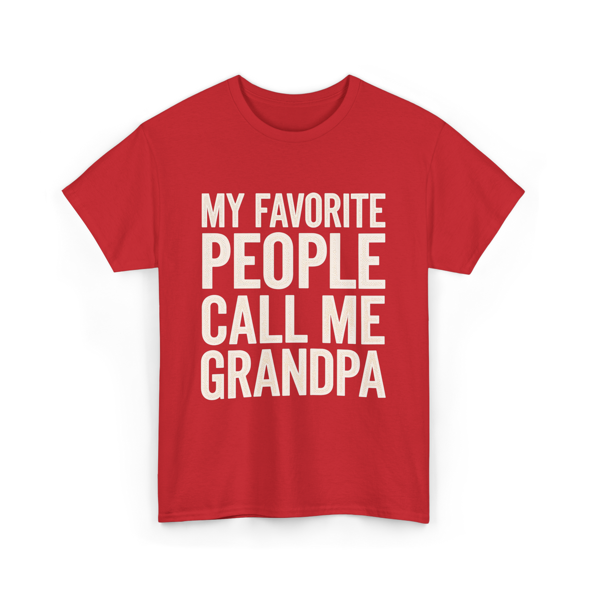 My Favorite People Grandpa T-Shirt - Red