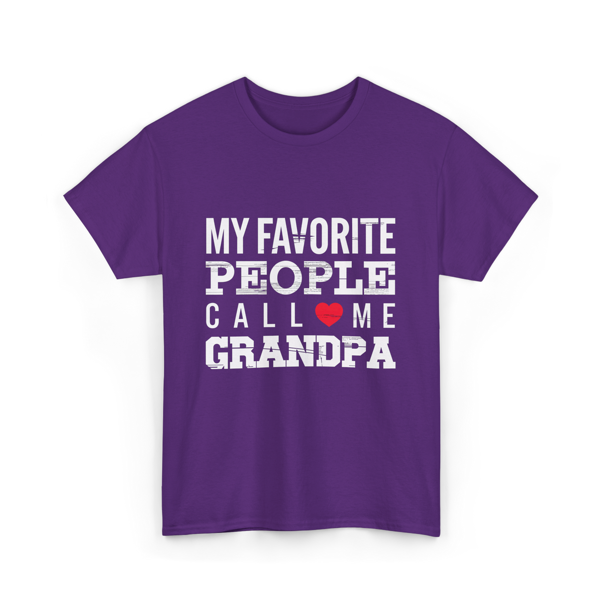 My Favorite People Grandpa T-Shirt - Purple