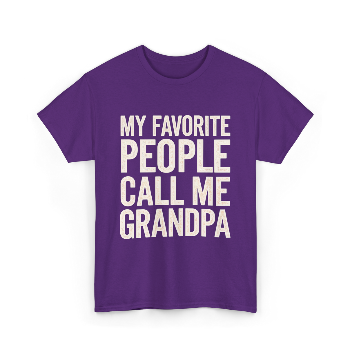 My Favorite People Grandpa T-Shirt - Purple