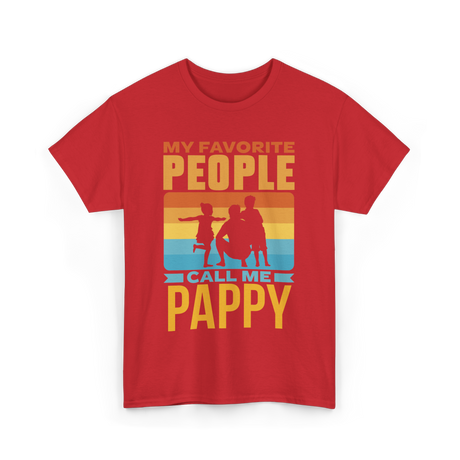 My Favorite People Pappy T-Shirt - Red